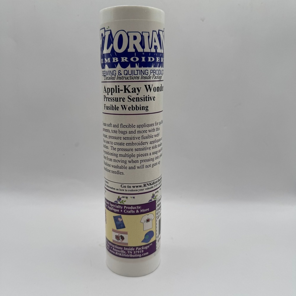 Floriani Appli-Kay Wonder Fusible Webbing 9in x 3yd White FAW93 2450